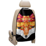 Geometric Fox Print Car Seat Organizers
