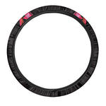 Geometric Fox Print Car Steering Wheel Cover