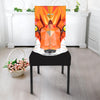 Geometric Fox Print Dining Chair Slipcover