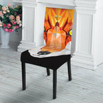 Geometric Fox Print Dining Chair Slipcover