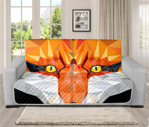 Geometric Fox Print Futon Protector