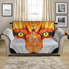 Geometric Fox Print Loveseat Protector