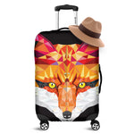 Geometric Fox Print Luggage Cover