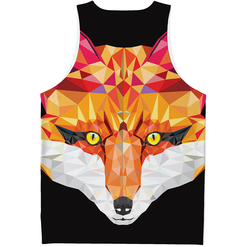 Geometric Fox Print Men's Tank Top