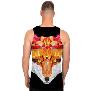 Geometric Fox Print Men's Tank Top