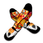 Geometric Fox Print Muay Thai Shin Guard