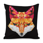 Geometric Fox Print Pillow Cover