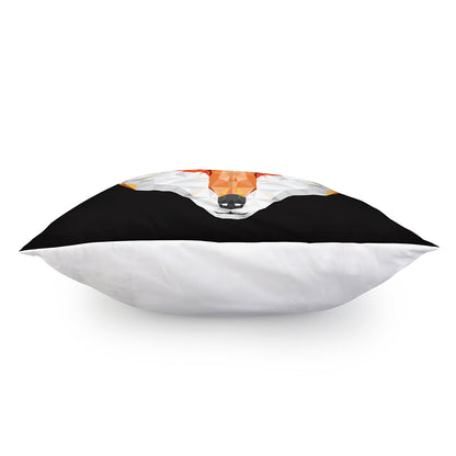 Geometric Fox Print Pillow Cover