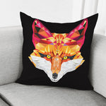 Geometric Fox Print Pillow Cover