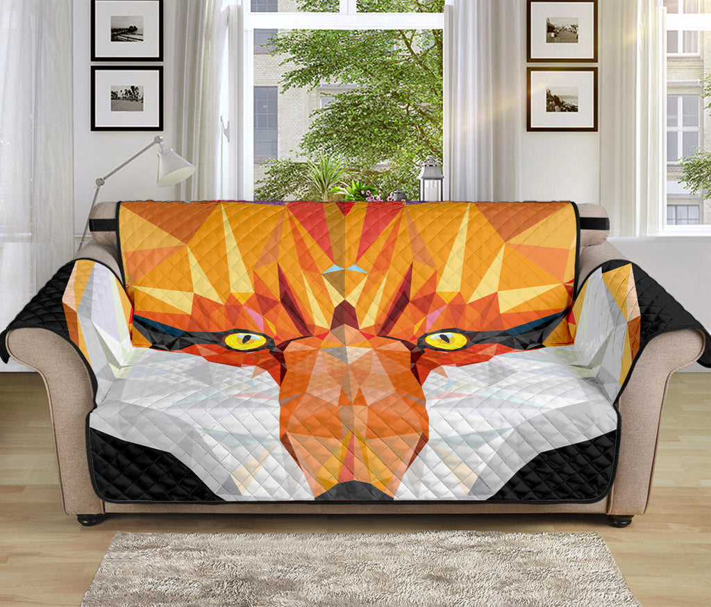 Geometric Fox Print Sofa Protector