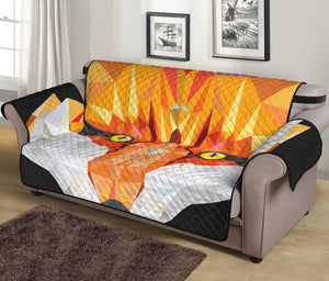 Geometric Fox Print Sofa Protector