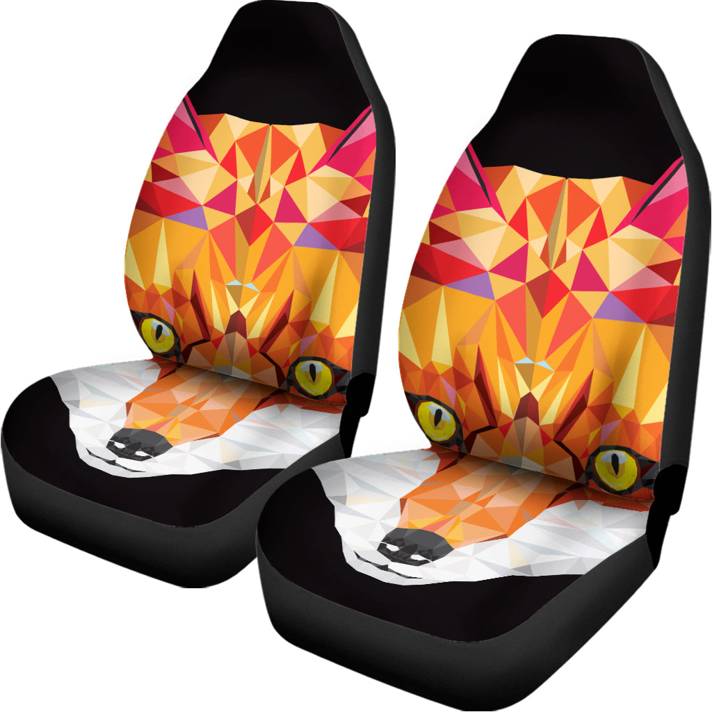 Geometric Fox Print Universal Fit Car Seat Covers