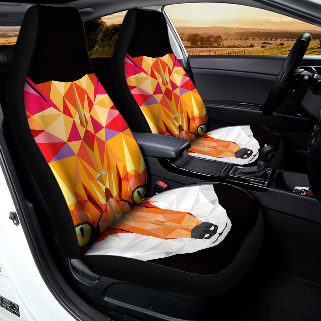 Geometric Fox Print Universal Fit Car Seat Covers