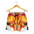 Geometric Fox Print Women's Shorts