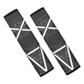 Geometric Inverted Pentagram Print Car Seat Belt Covers
