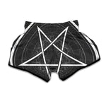 Geometric Inverted Pentagram Print Muay Thai Boxing Shorts