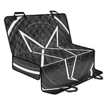 Geometric Inverted Pentagram Print Pet Car Back Seat Cover