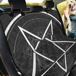 Geometric Inverted Pentagram Print Pet Car Back Seat Cover