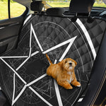 Geometric Inverted Pentagram Print Pet Car Back Seat Cover
