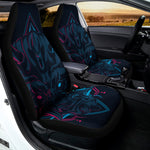 Geometric Japanese Demon Print Universal Fit Car Seat Covers