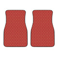 Geometric Japanese Floral Pattern Print Front Car Floor Mats
