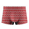 Geometric Knitted Pattern Print Men's Boxer Briefs