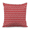 Geometric Knitted Pattern Print Pillow Cover