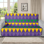 Geometric Mardi Gras Pattern Print Futon Protector