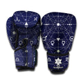 Geometric Moon Phase Print Boxing Gloves