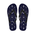 Geometric Moon Phase Print Flip Flops