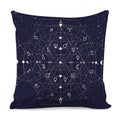 Geometric Moon Phase Print Pillow Cover