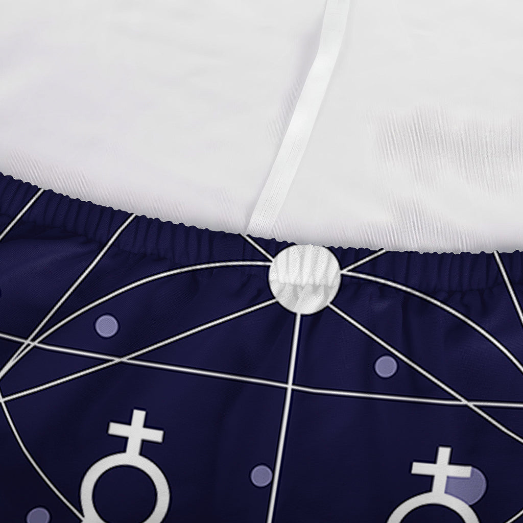 Geometric Moon Phase Print Sofa Cover