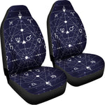 Geometric Moon Phase Print Universal Fit Car Seat Covers