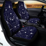 Geometric Moon Phase Print Universal Fit Car Seat Covers