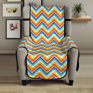 Geometric Native American Pattern Print Armchair Protector