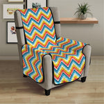 Geometric Native American Pattern Print Armchair Protector