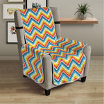 Geometric Native American Pattern Print Armchair Protector