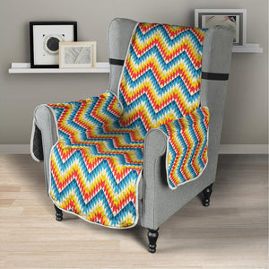 Geometric Native American Pattern Print Armchair Protector