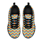 Geometric Native American Pattern Print Black Sneakers