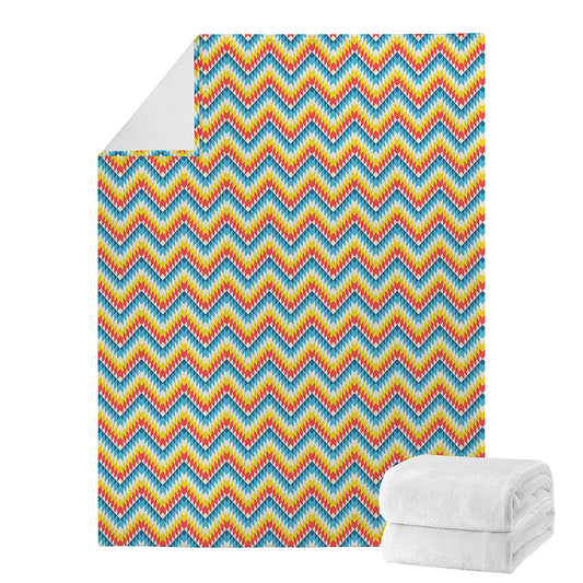 Geometric Native American Pattern Print Blanket