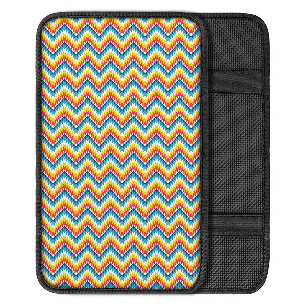 Geometric Native American Pattern Print Car Center Console Cover