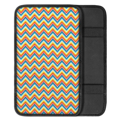 Geometric Native American Pattern Print Car Center Console Cover