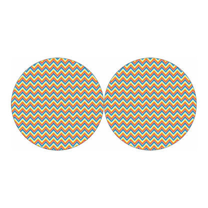Geometric Native American Pattern Print Car Coasters