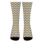 Geometric Native American Pattern Print Crew Socks