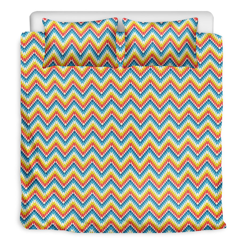 Geometric Native American Pattern Print Duvet Cover Bedding Set