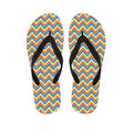 Geometric Native American Pattern Print Flip Flops