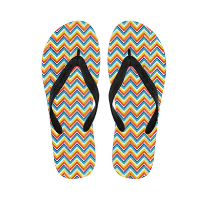 Geometric Native American Pattern Print Flip Flops