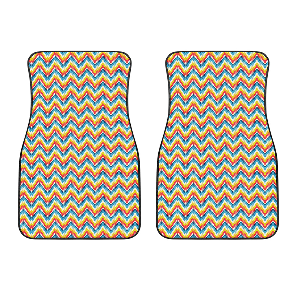 Geometric Native American Pattern Print Front Car Floor Mats
