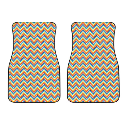Geometric Native American Pattern Print Front Car Floor Mats