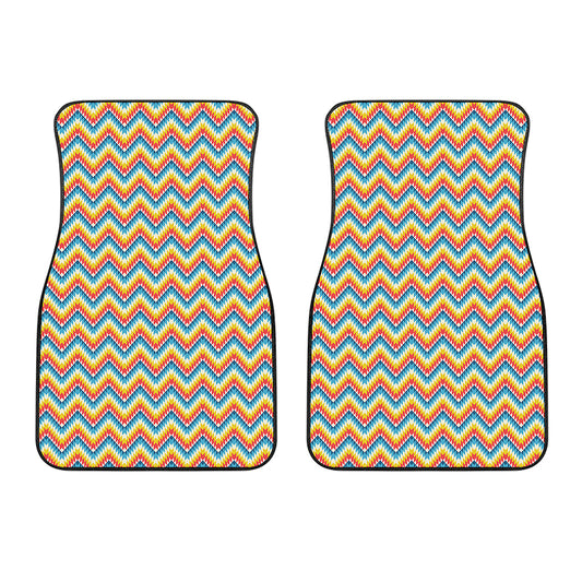 Geometric Native American Pattern Print Front Car Floor Mats